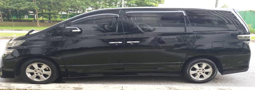 akb car rental Alphard mpv 7 seater